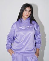 Loose Box Hoodie in Lilac Mist