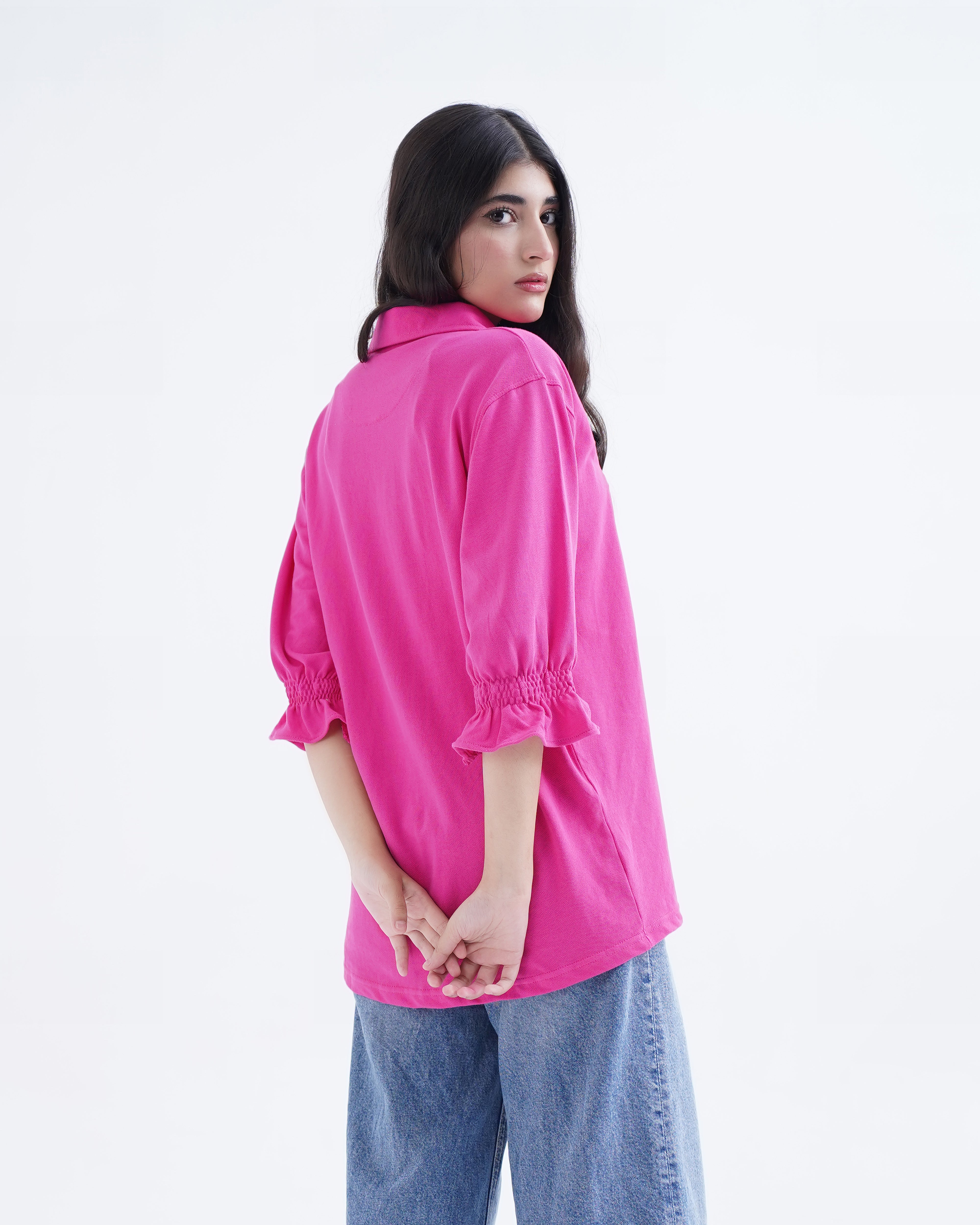 Passion Pink Relaxed Fit Shirt