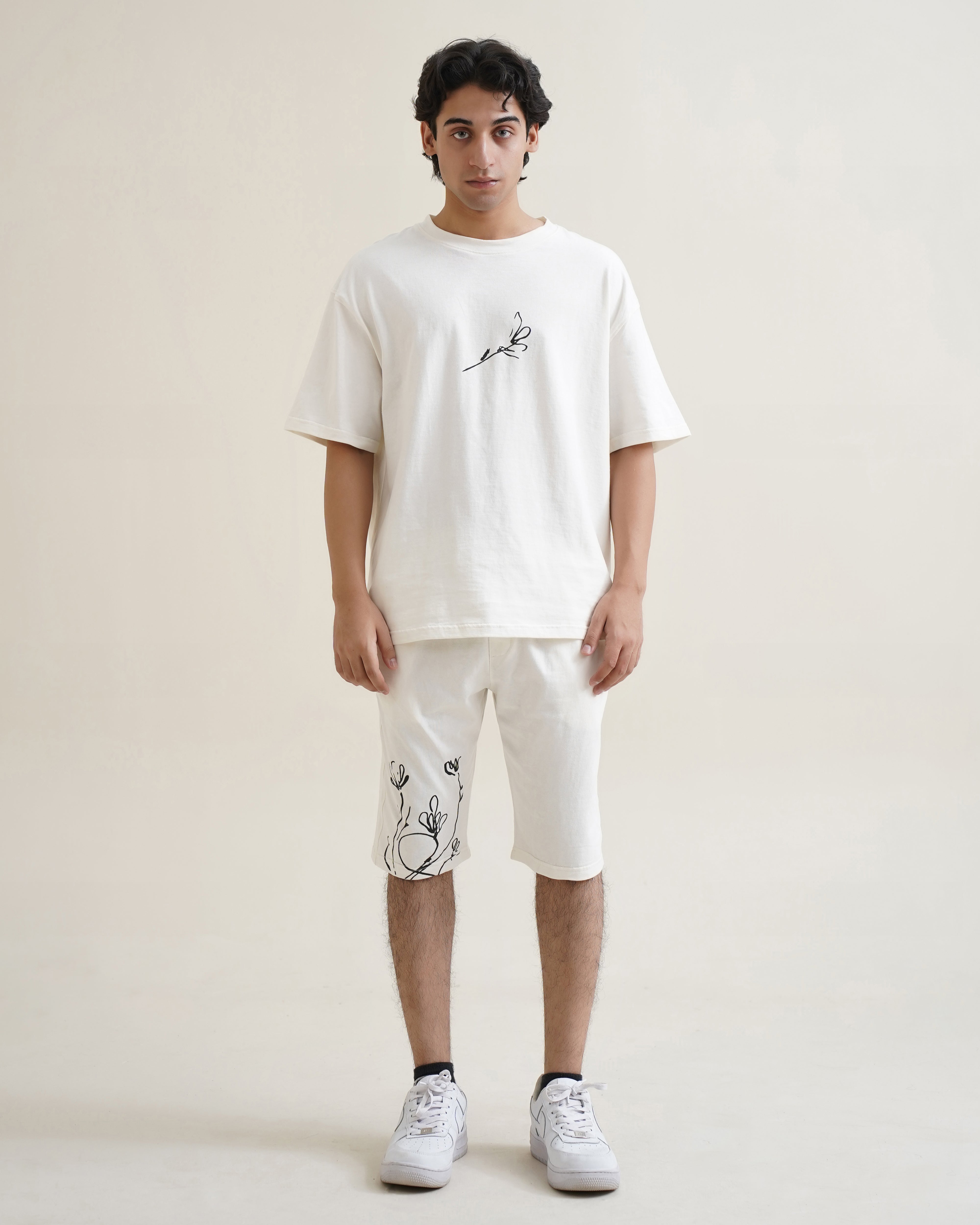 Floral Line Art Co-Ord Set