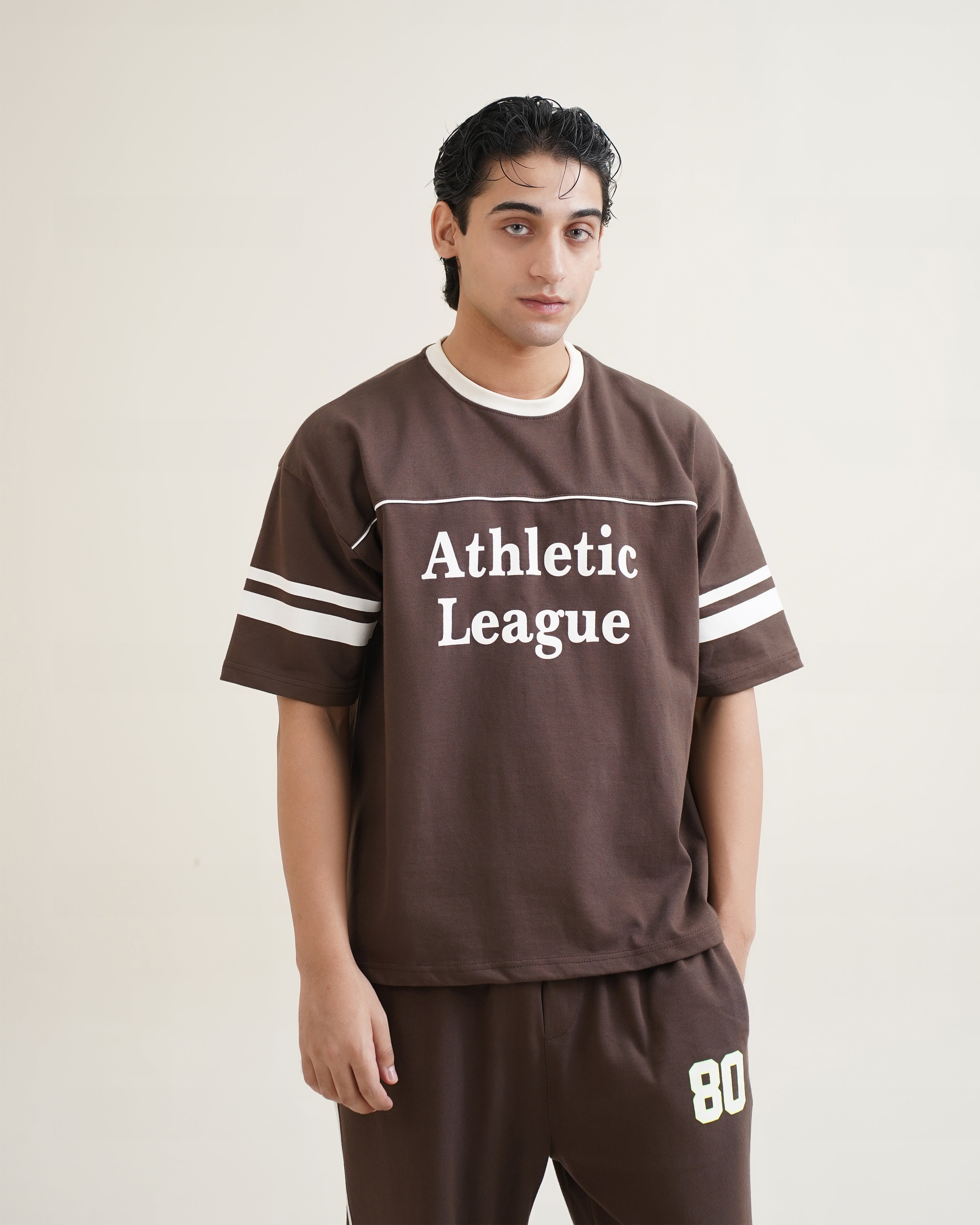 GRAPHIC BOXY-FIT CO-ORD SET