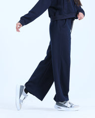 WIDE LEGTROUSER IN MIDNIGHT BLUE