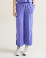 WIDE LEG PLEATED TROUSER