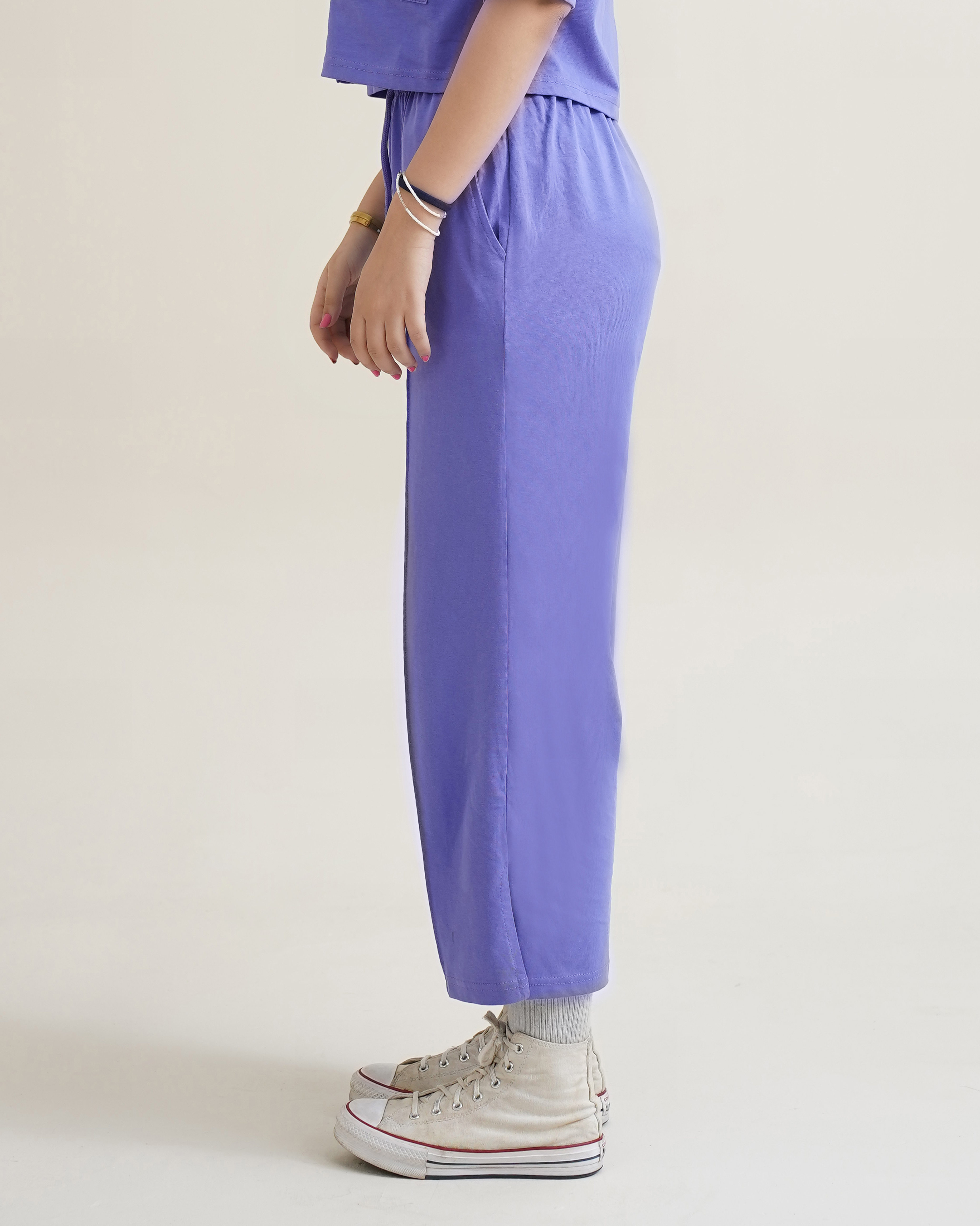 WIDE LEG PLEATED TROUSER