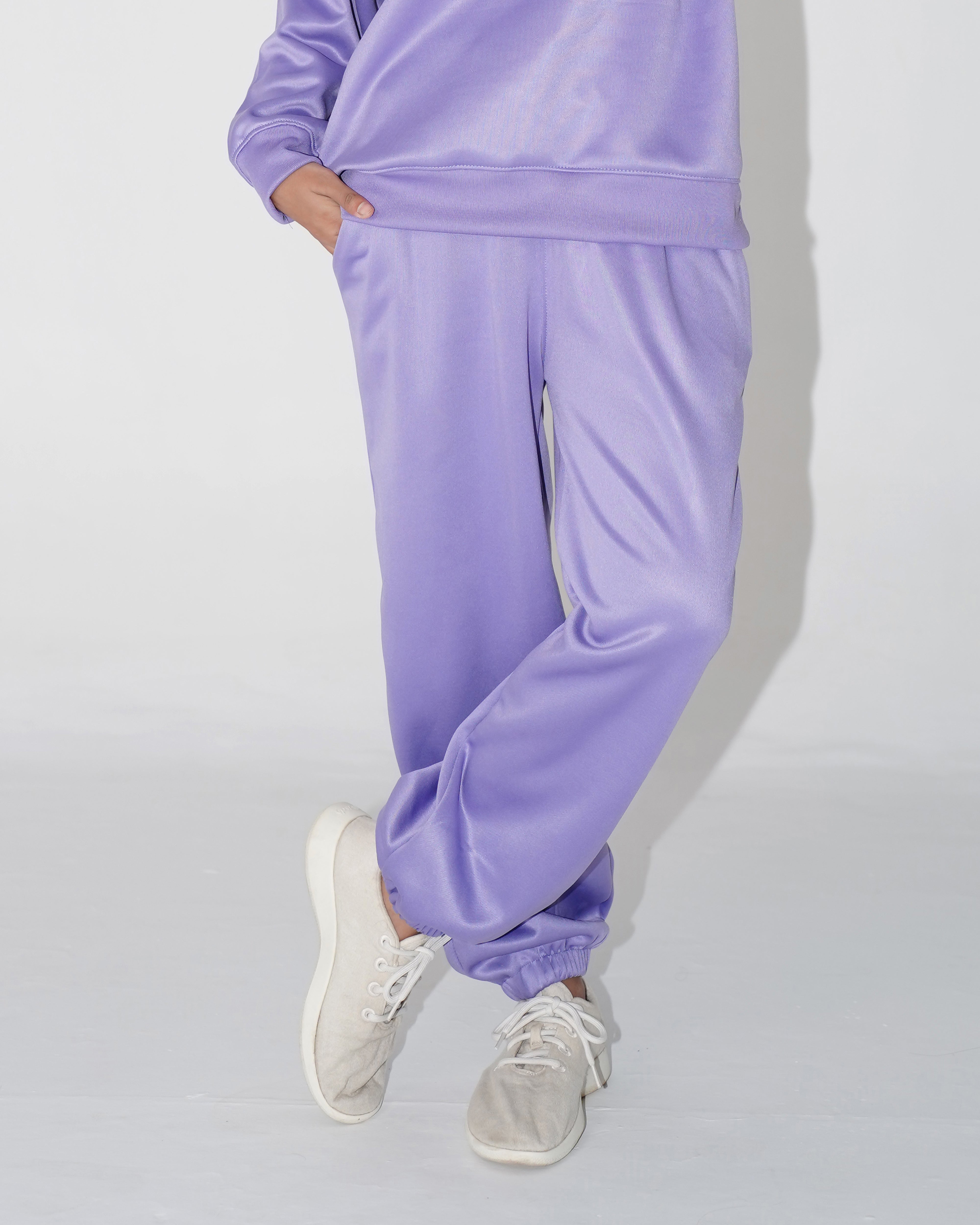 Loose Joggers Pant - Lilac Mist