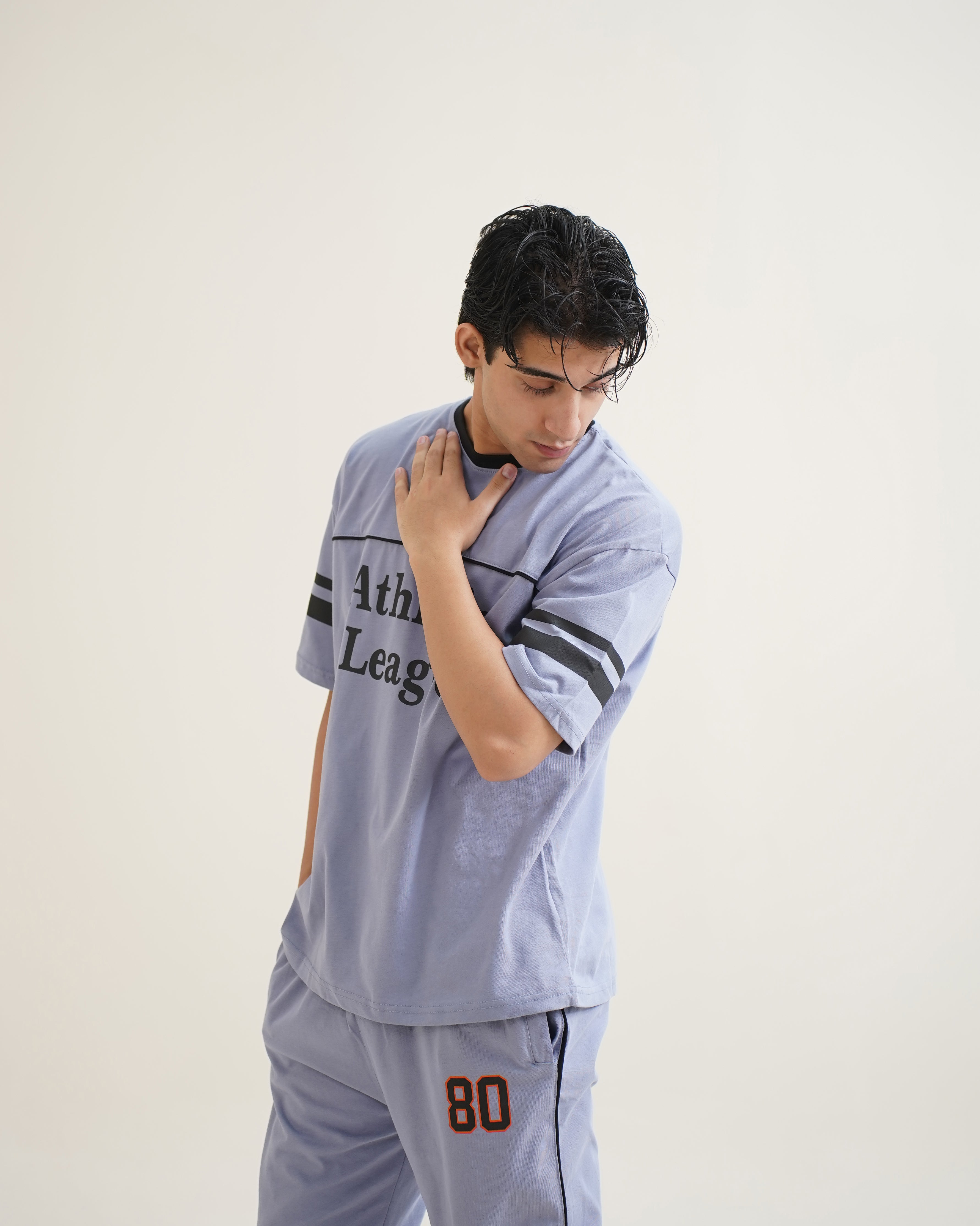 GRAPHIC BOXY-FIT CO-ORD SET