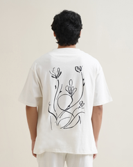 FLORAL LINE ART T-SHIRT