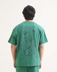 FLORAL LINE ART T-SHIRT