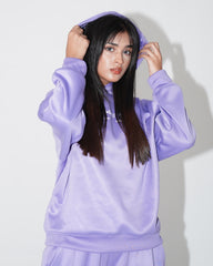 Loose Box Hoodie in Lilac Mist