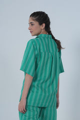 Emerald Line Set - Collar Detail